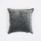 Stonewashed Cotton Velvet Throw Pillow – 18"x18" Decorative Cushion with Handstitched Edges
